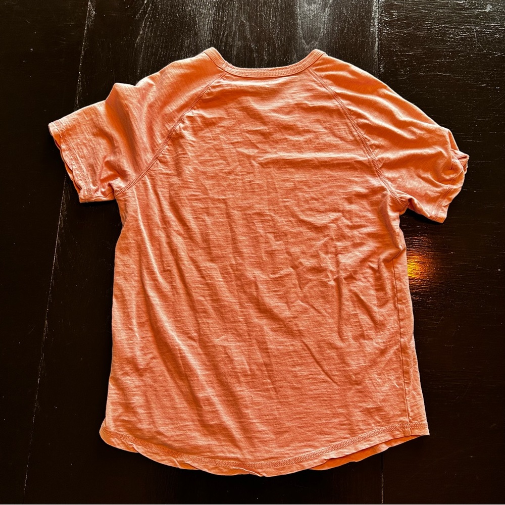 Express XS Pink Salmon Red T-Shirt Tight